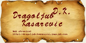 Dragoljub Kašarević vizit kartica